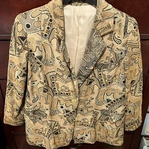 Patterned Jacket (size M)